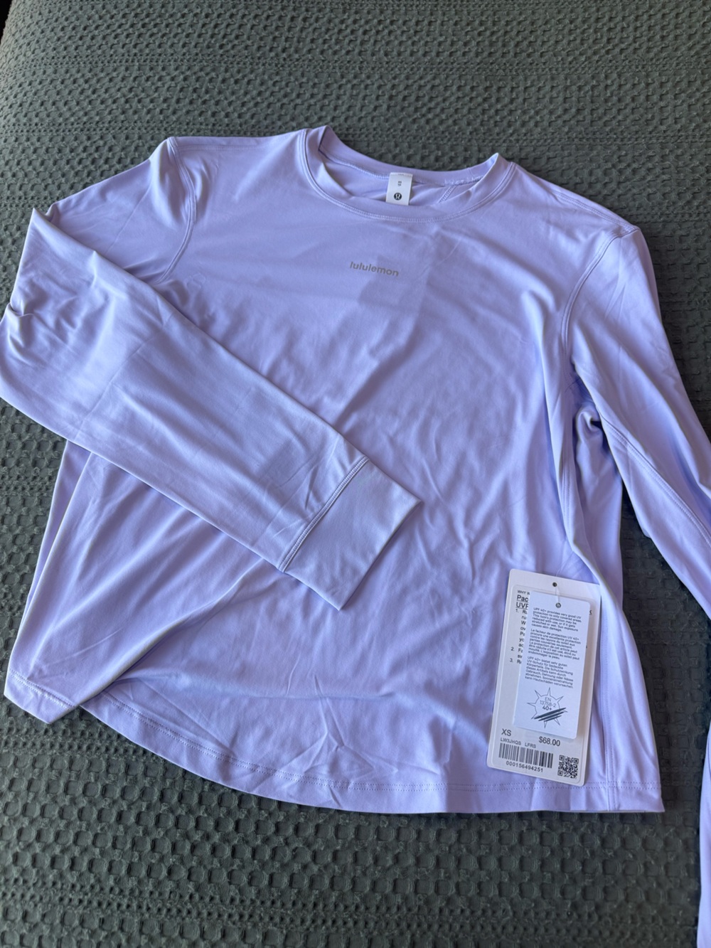 lululemon athletica Long Sleeve Top - Light purple